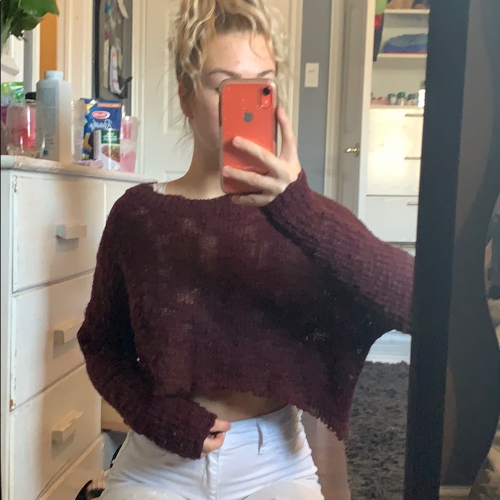 Knit sweater